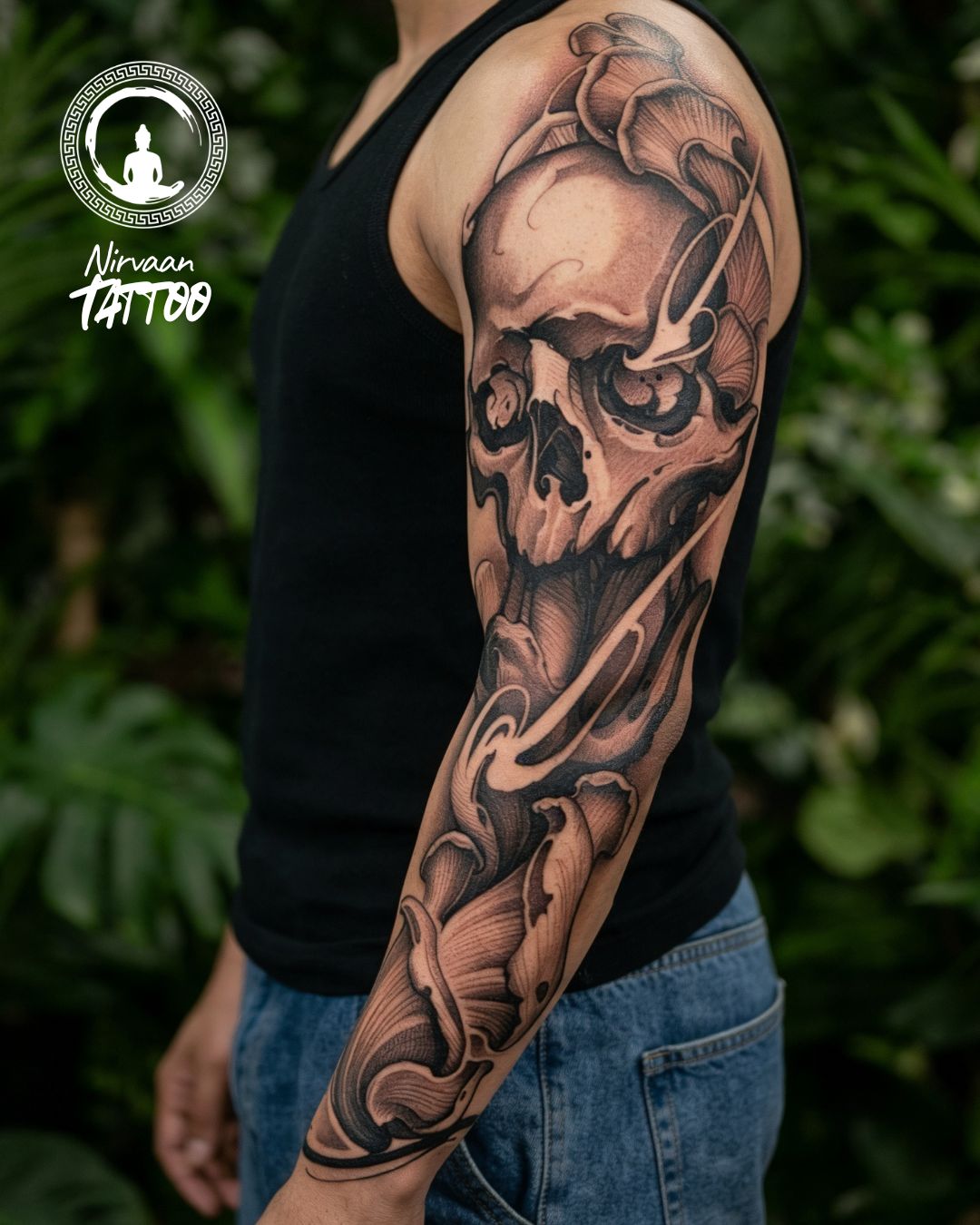 Full sleeve tattoo